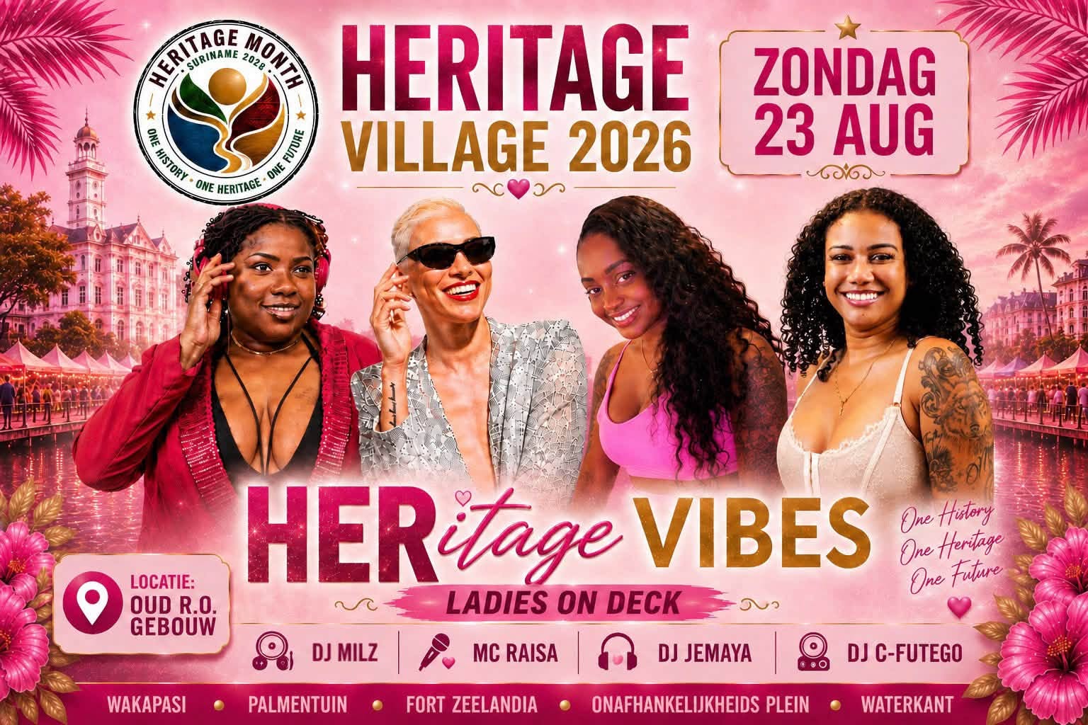 HERitage Vibes Ladies on Deck flyer 23 augustus