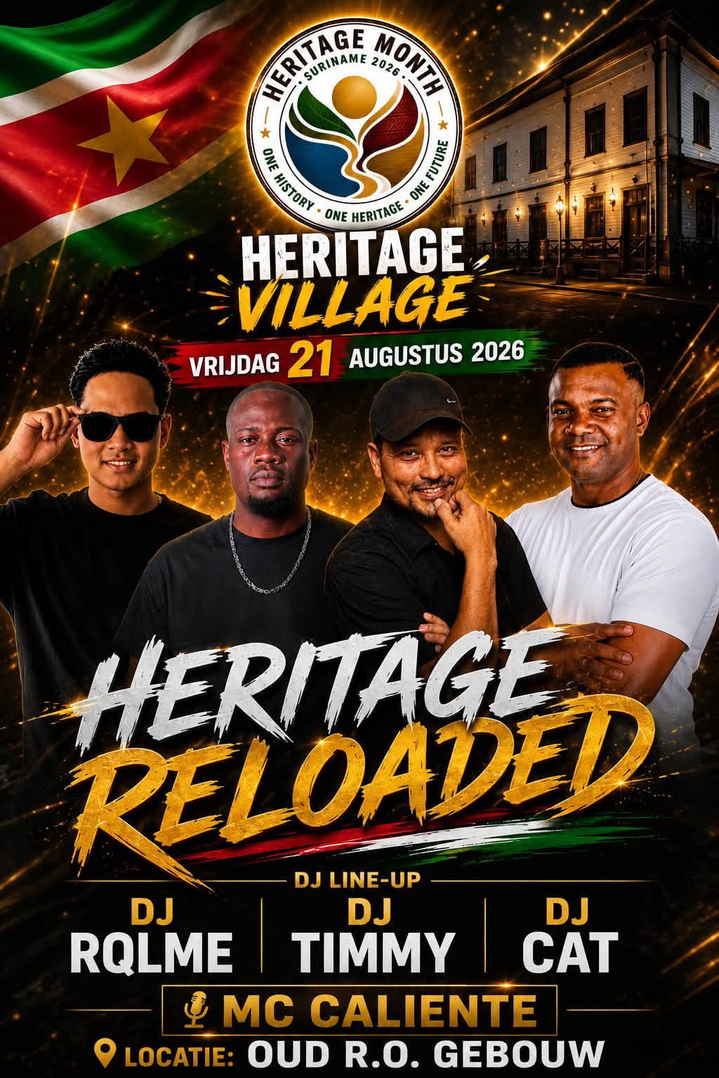 Heritage Reloaded flyer 21 augustus